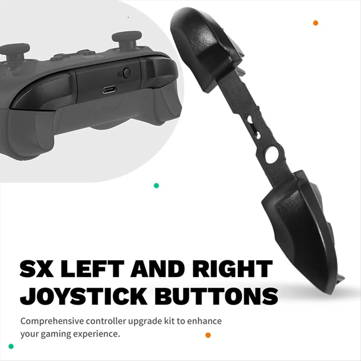 Фото Комплект для ремонта контроллеров S: 10 сменных кнопок-триггеров LB RB и бамперов ABGN №3