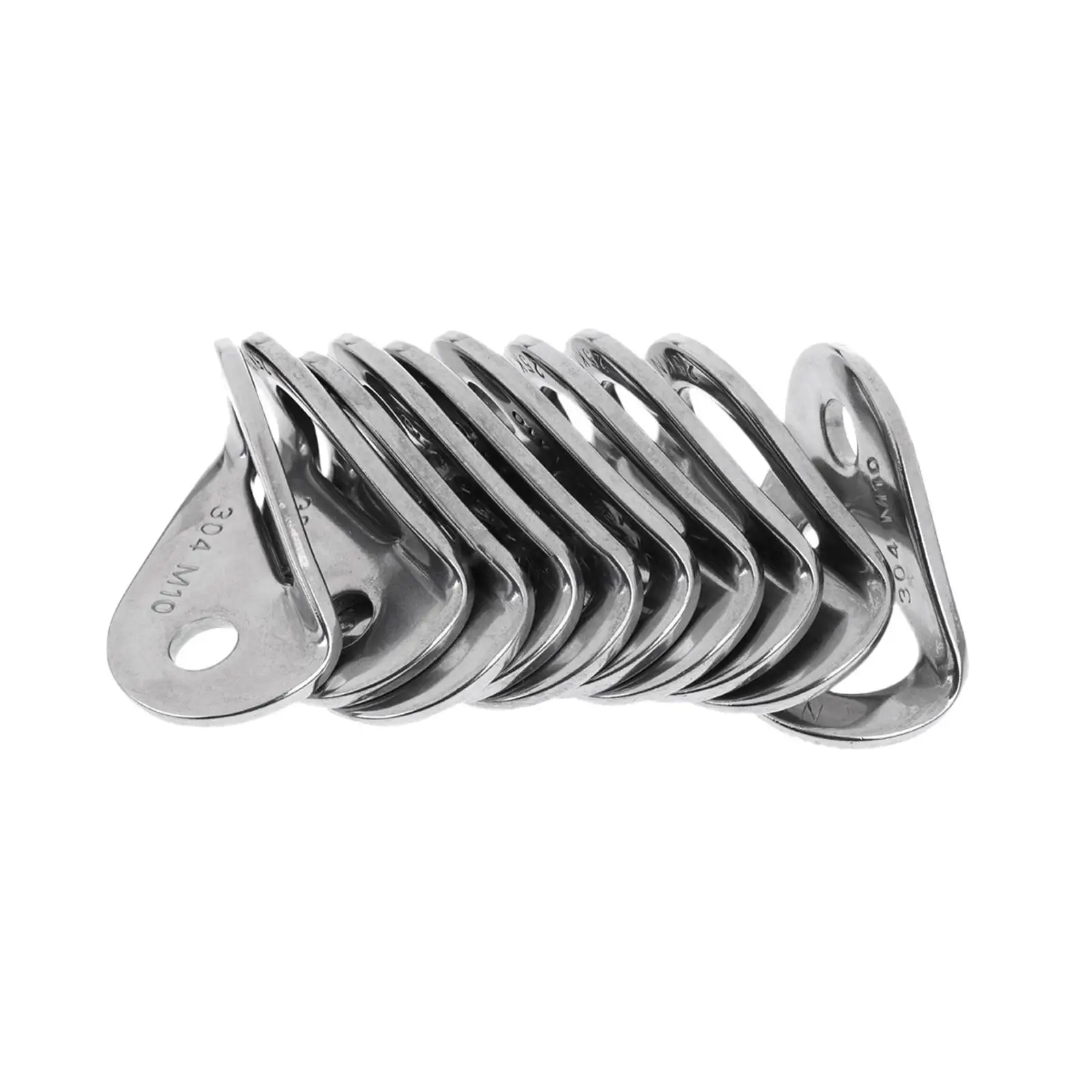 

10Pcs Rock Climbing Bolt Hanger 10mm for Engineering Mountaineering Rigging