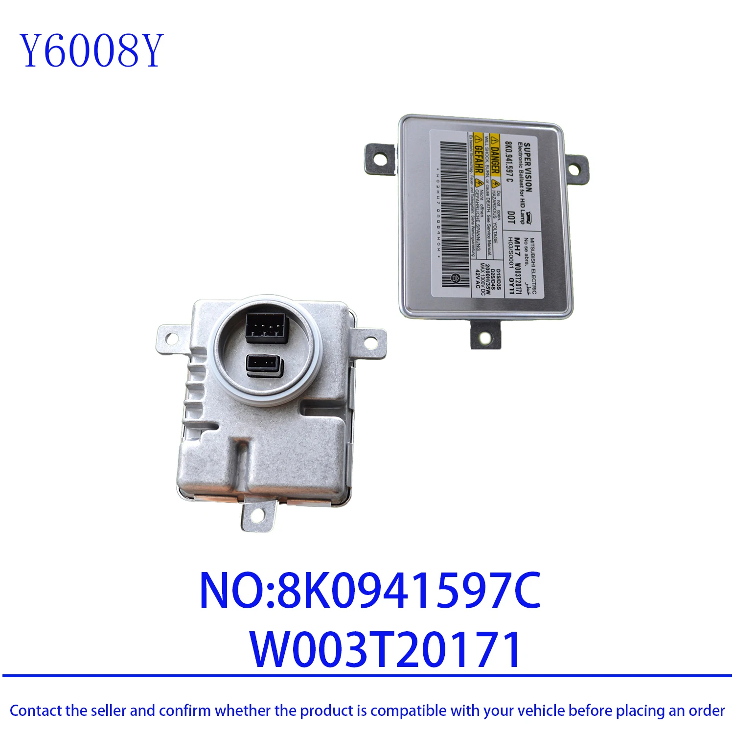 Контроллер ксеноновой балластной лампы D3S 8K0941597C W003T20171 для Audi A6 S6 A7 S7 A8 S8 Q7