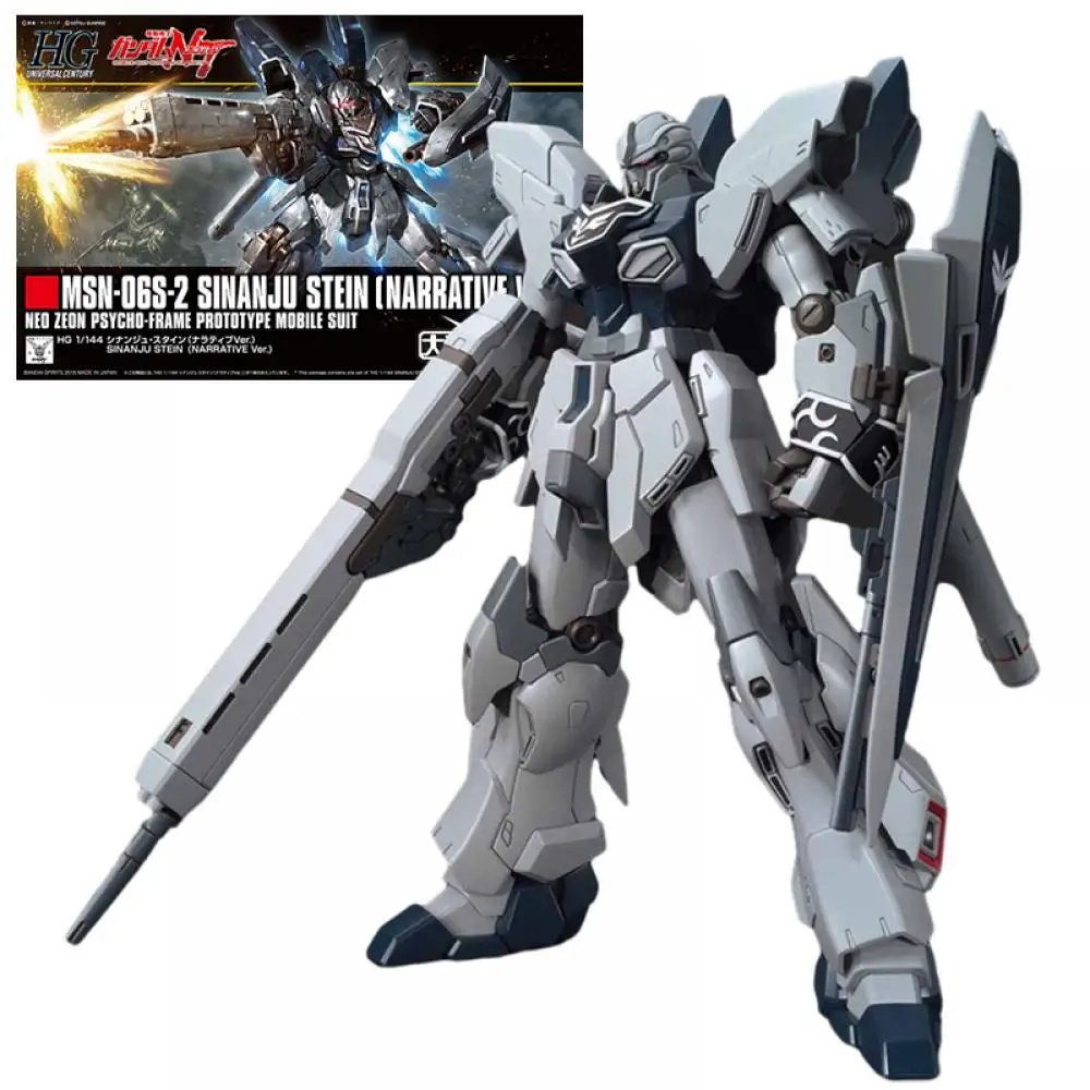 

Bandai HG UC 1/144 Msn-06S-2 Sinanju Stein Narrative Ver Assembling Model Figure Construction Toys Collect Ornaments Gifts