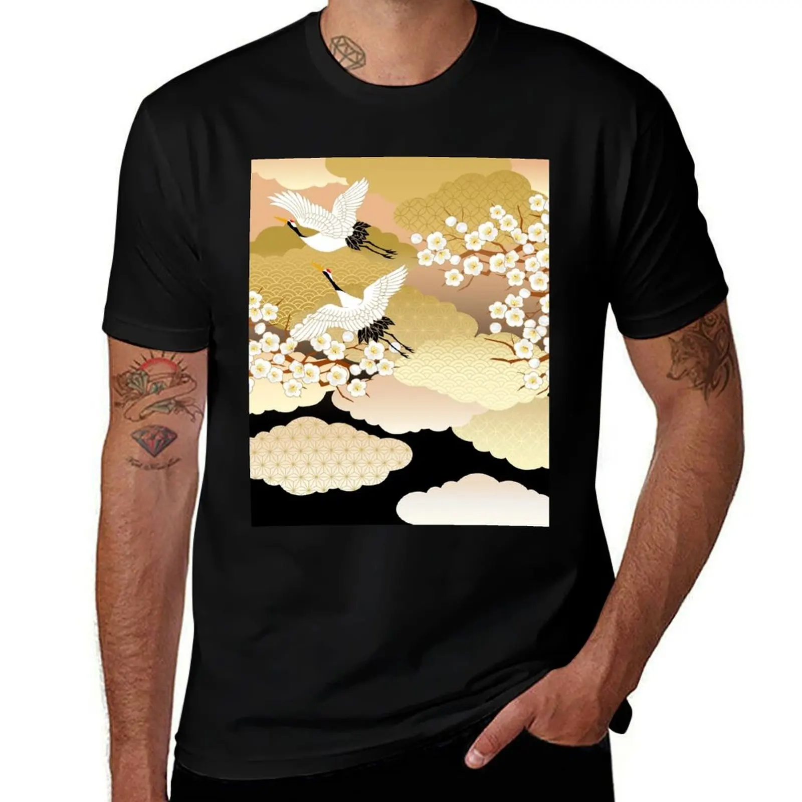 Японское кимоно 2 футболка для мальчиков с животным принтом винтажная в тяжелом