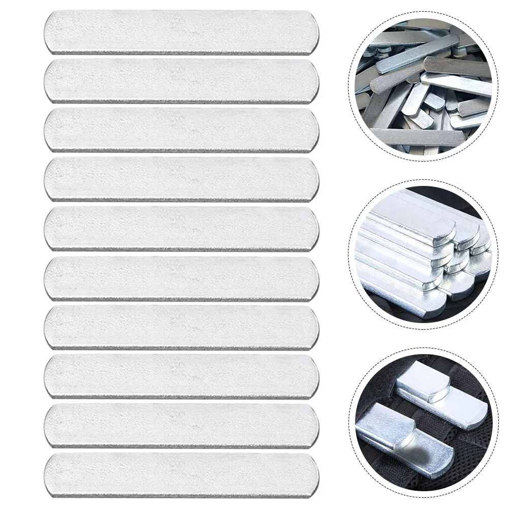 

10Pcs Weighted Steel Plates Weighted Vest Plates Fitness Weighted Plates