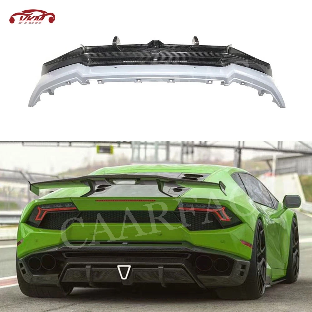 Сухой карбон/FRP черный задний диффузор для губ комплекты кузова аксессуары Lamborghini