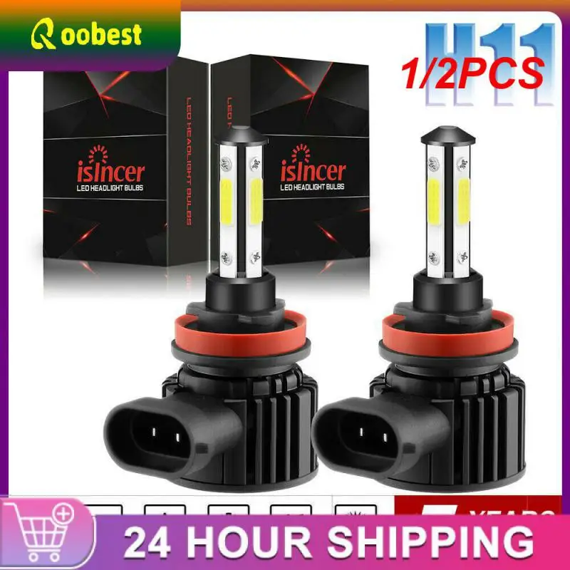 

1/2PCS Degree LED 14000LM H7 H11 LED Bulb H1 H4 H8 H9 9005 HB3 9006 HB4 Auto Car Headlight 6000K Fog Light 12V H7 Led