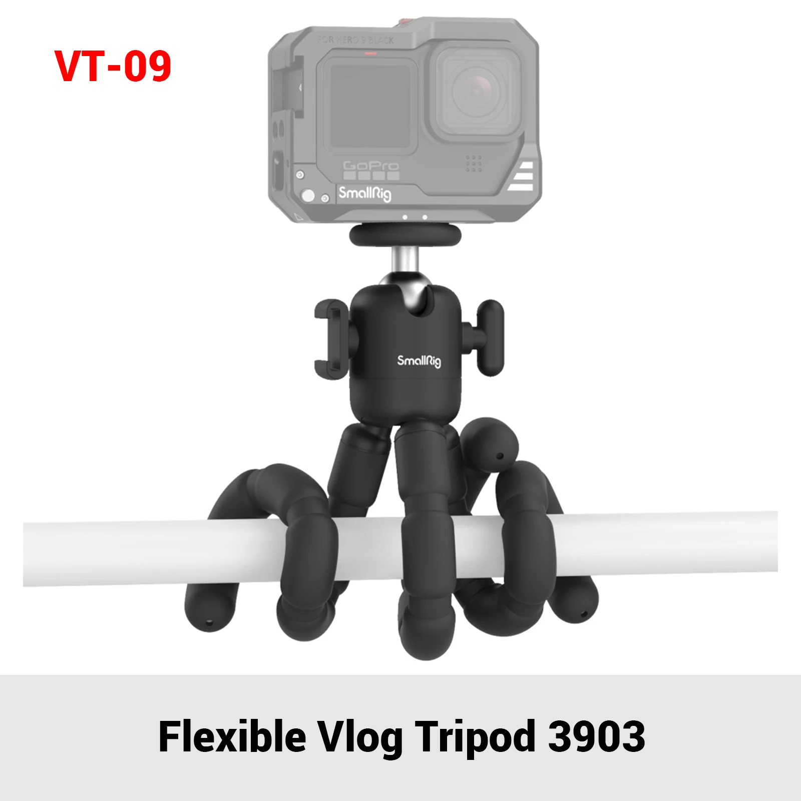 Гибкий Трипод Vlog SmallRig с беспроводным управлением гибкий для разных сцен