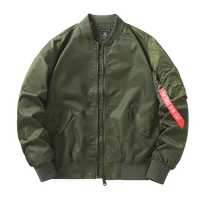 mens bomber jacket military ma 1 flight fly jacket winter thermal baseball coat motorcycle windbreakers male clothing thickened