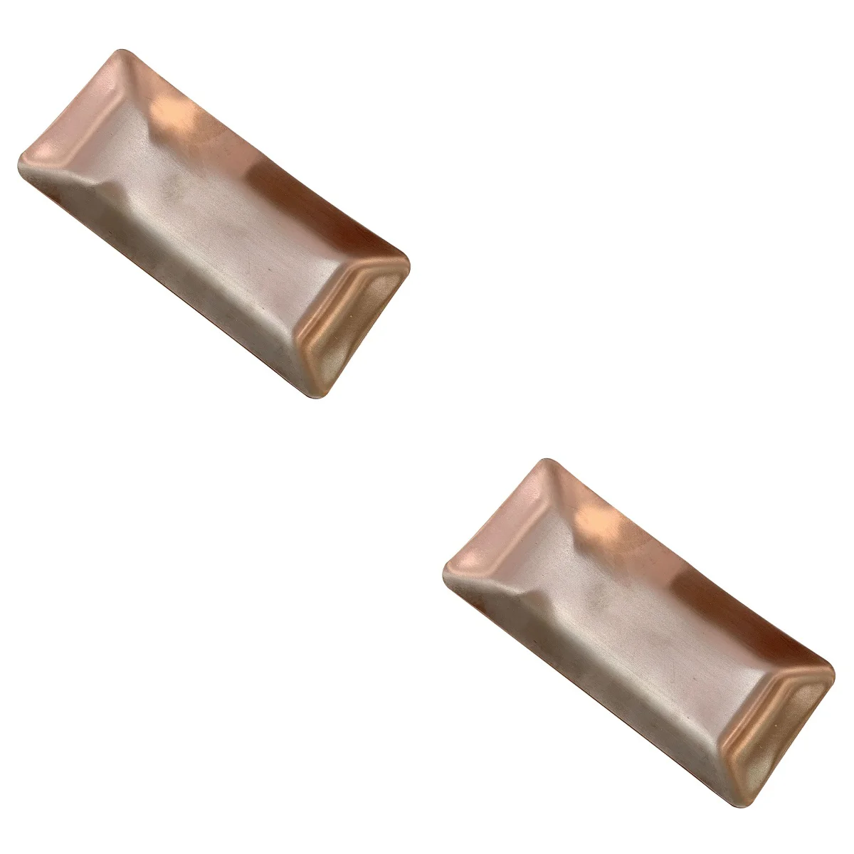 

2 pcs 304 Stainless Steel Towel Storage Plate Tissue Plate Small Napkin Plate for Restaurant Home