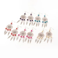 kissitty 30 pairs mixed color alloy chandelier earrings for women long tassel drop earring jewelry findings gift