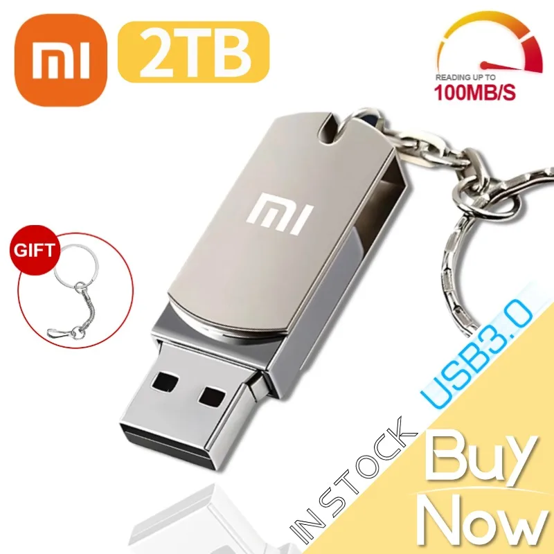 XIAOMI 100% полное емкость USB 3.0 флэш-накопитель 2 ТБ 1 128 ГБ супер крошечный