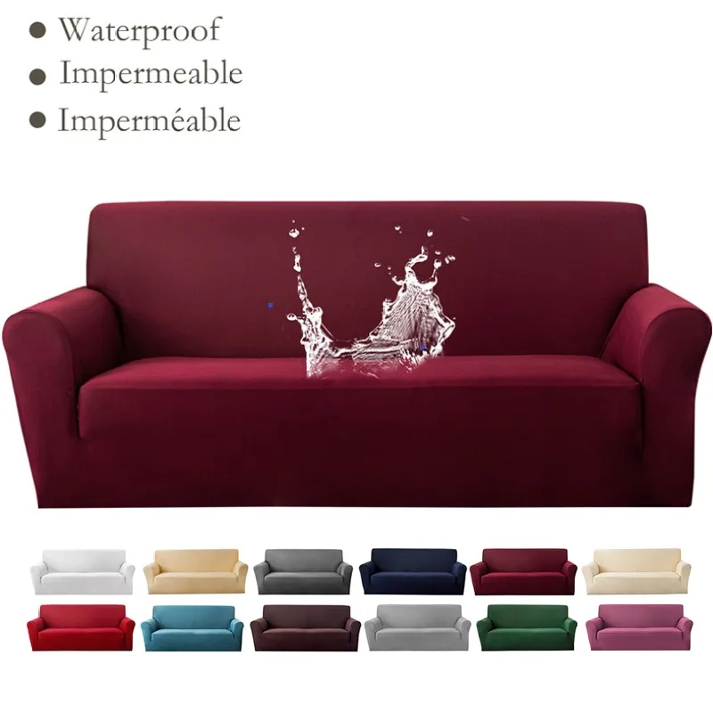 

1/2/3/4 местный Водонепроницаемый Эластичный чехол для дивана в гостиную угловой диван L-образный чехол для дивана защита мебели 1 шт.