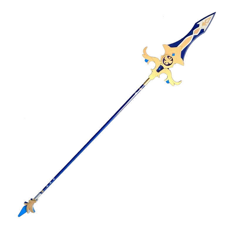 Игра Genshin Impact Zhongli Xiangling Royal Spear Хэллоуин Карнавал Необычные вечерние реквизит для