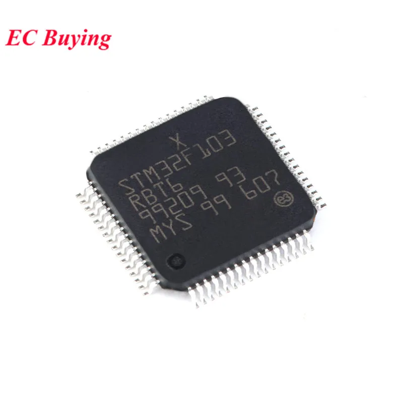Микроконтроллер STM32F103RBT6 STM32F103 LQFP-64 STM32 F103RBT6 LQFP64 RM 32 бит микроконтроллер MCU IC новый