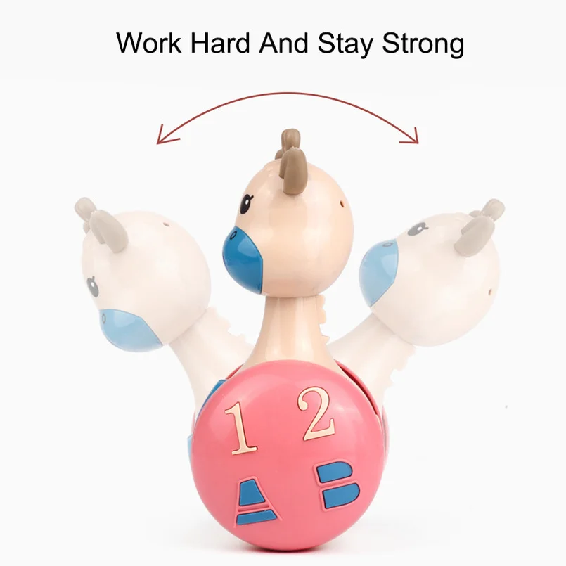 Мобильная детская игрушка-неваляшка для новорожденных 0-12 месяцев музыкальные