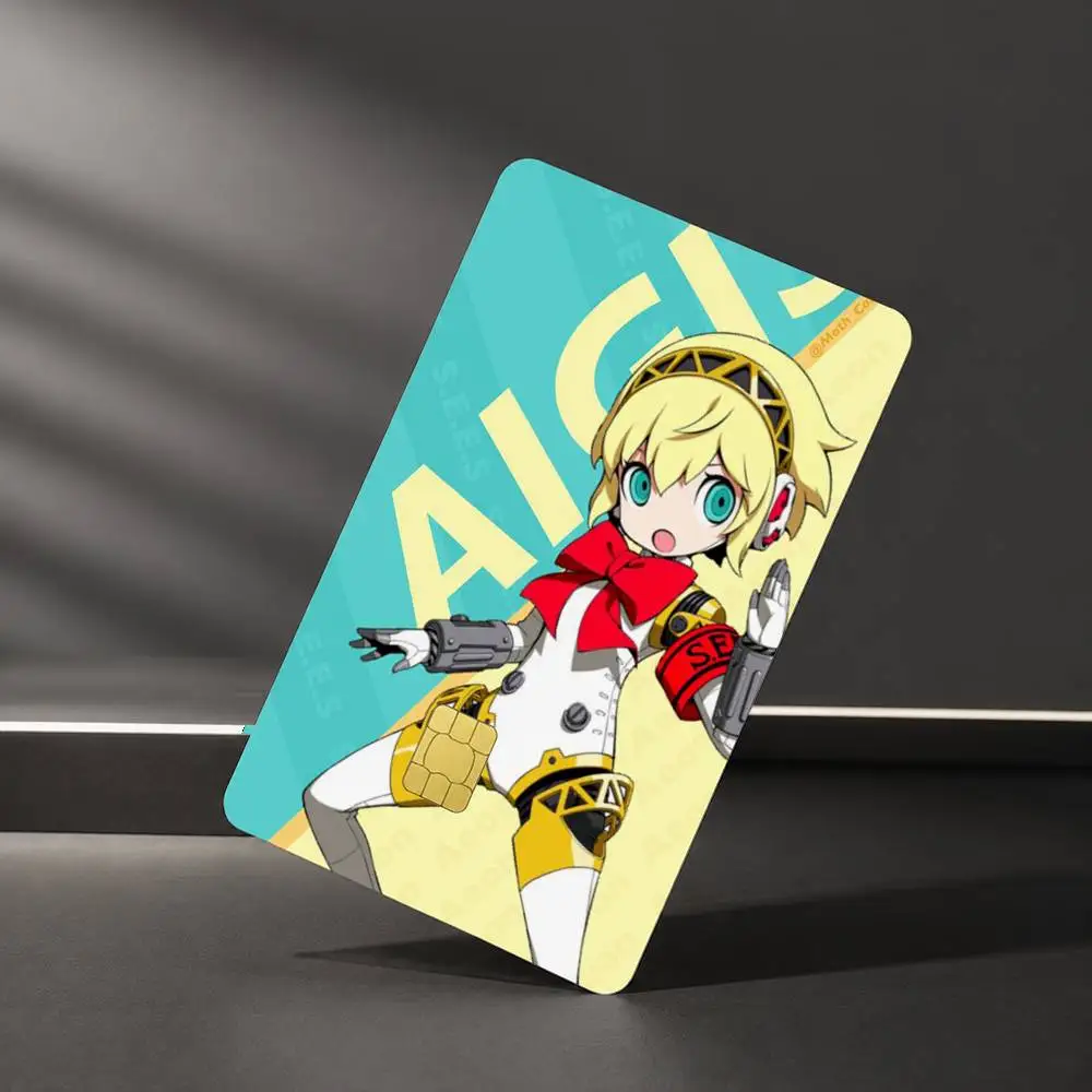 Фото Водонепроницаемые наклейки-пленки Aegis P3 Game Persona 3 для кредитных и дебетовых карт №3