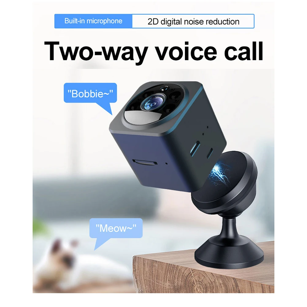 

Видеорегистратор AS02 с Wi-Fi и функцией ночной съемки, HD 1080P