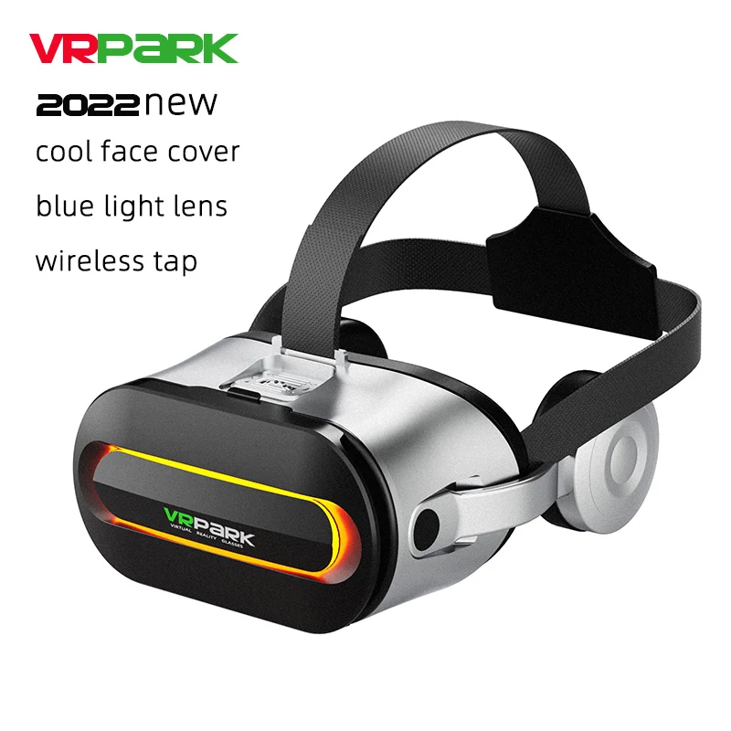 

Беспроводная Bluetooth-гарнитура VRPARK J60, HD VR смарт-Очки виртуальной реальности, часы 3D Панорамное видео, Совместимость с IOS ANDROID