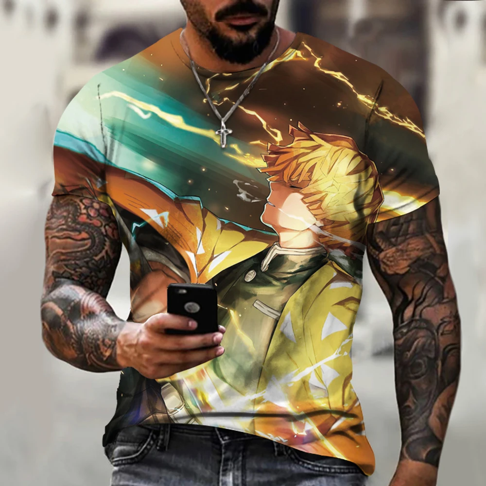 

Latest 3D Short Sleeve Crew Neck T-Shirt Classic Slim Lover Letters All-match 3OO48