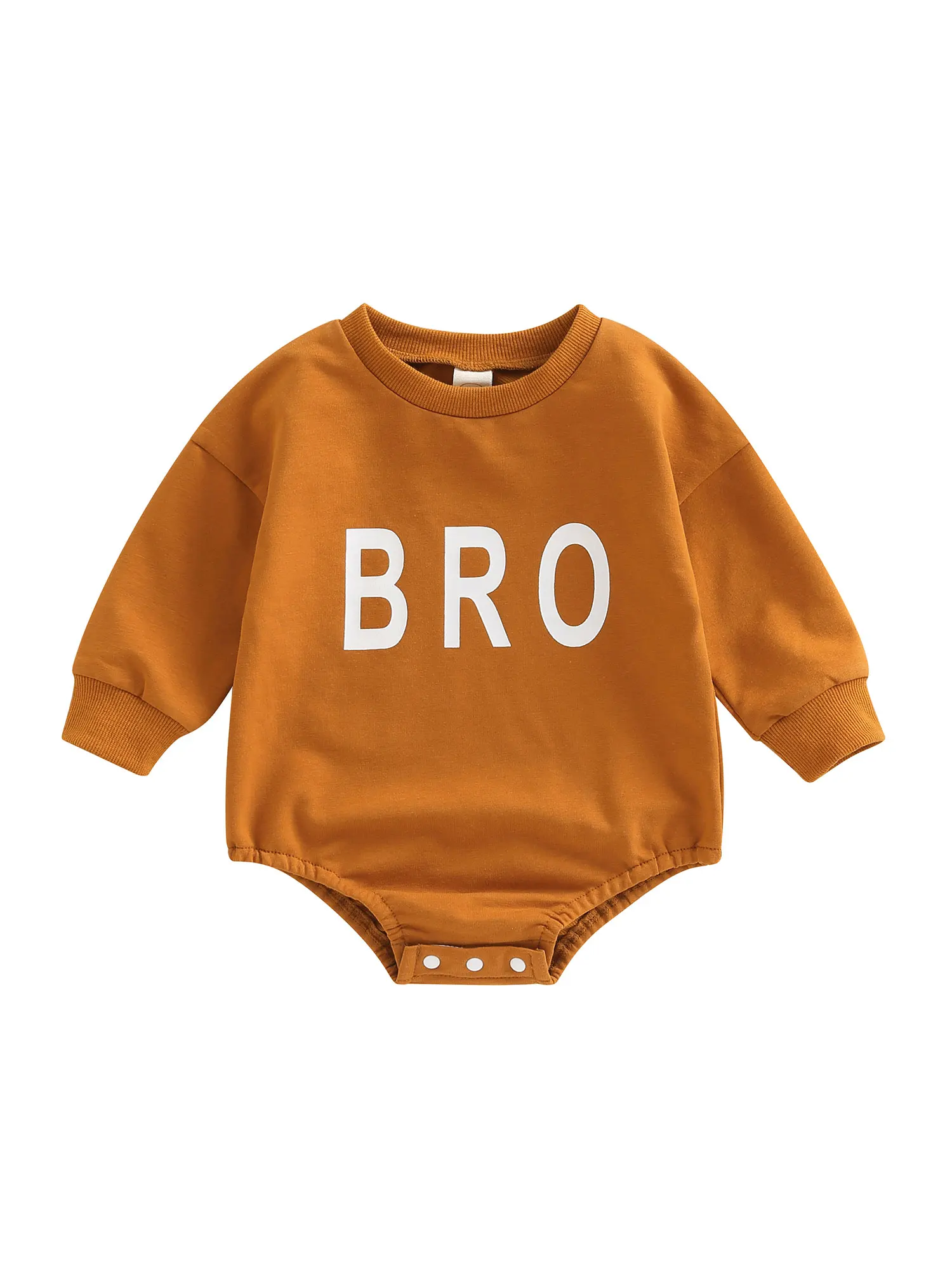 

Детский Свободный комбинезон с длинным рукавом и круглым вырезом