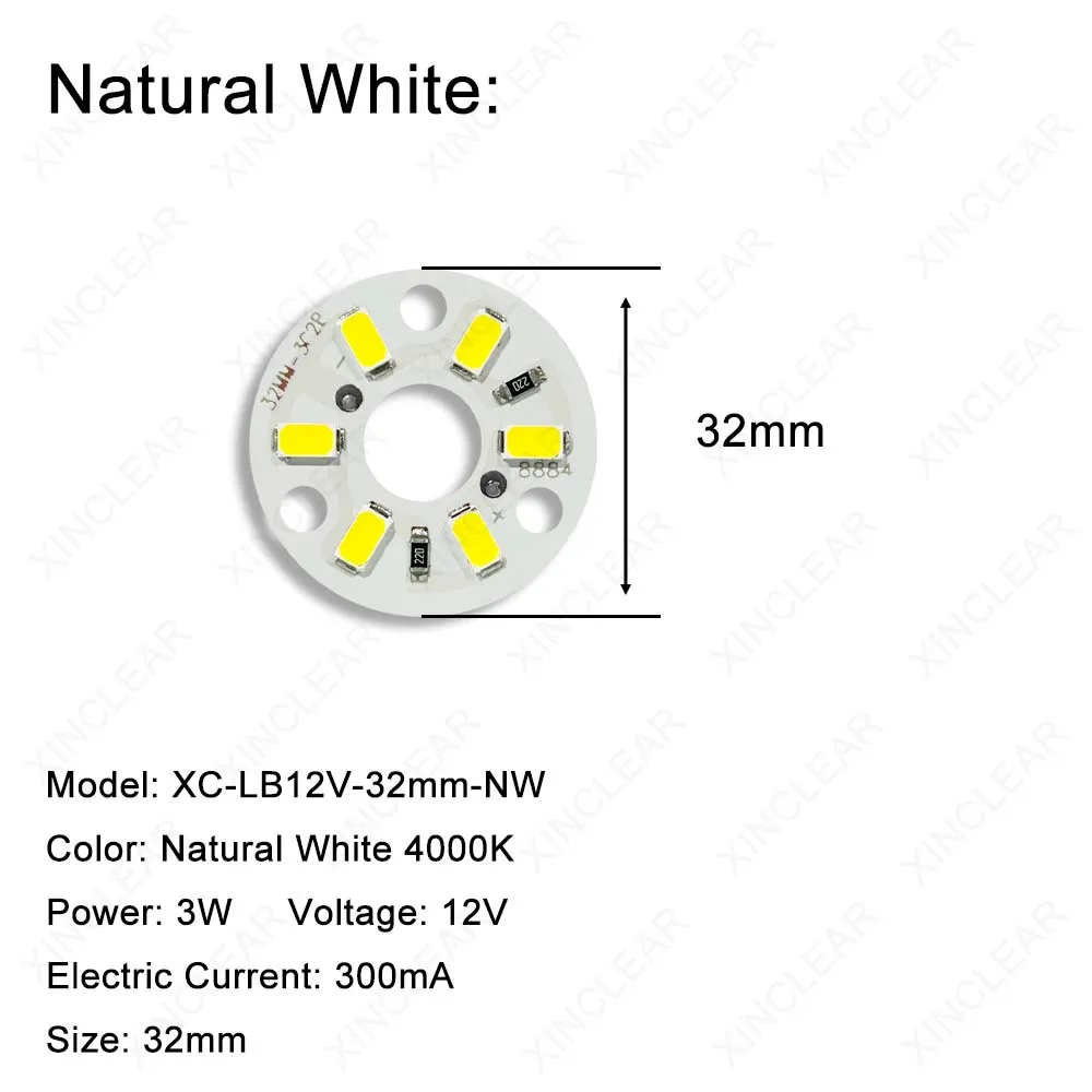 

Светодиодная панель XIANGCLEAR 3W 5W 7W белый свет