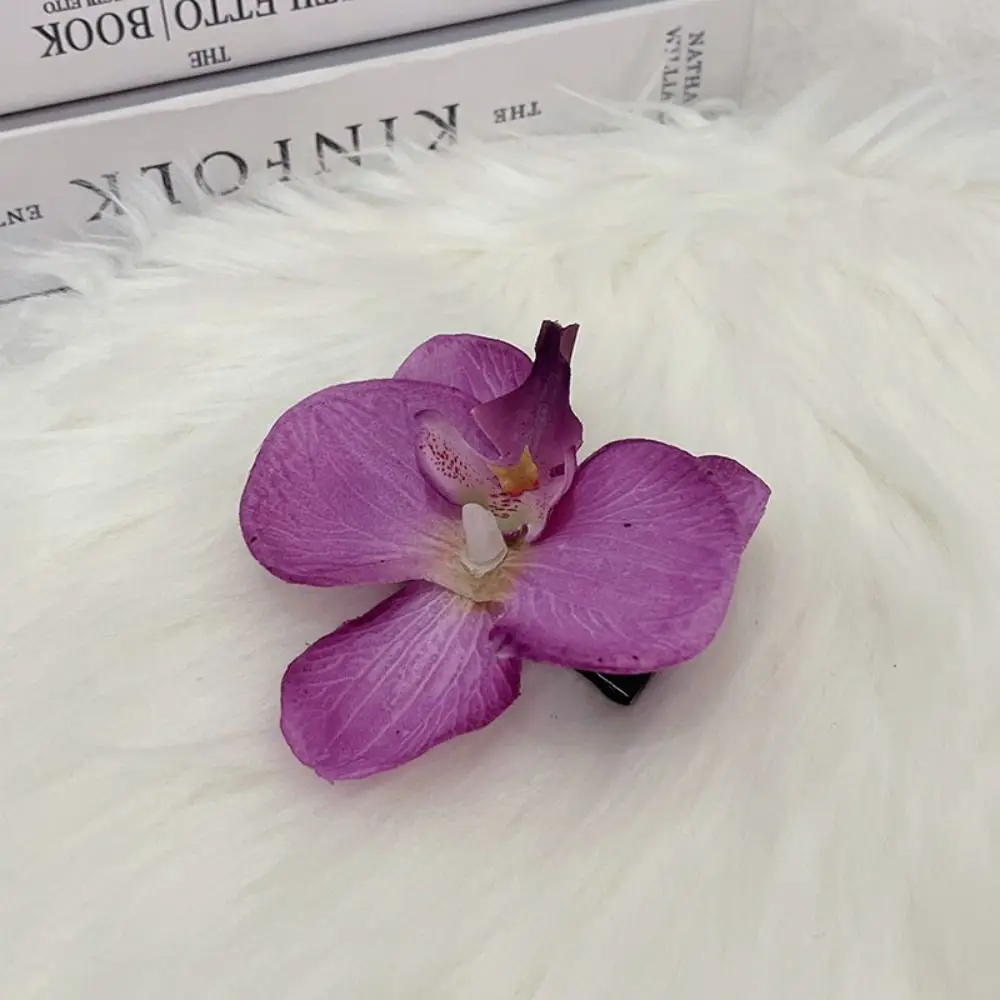 Тканевая заколка для волос с бабочкой и цветком в корейском стиле бабочка