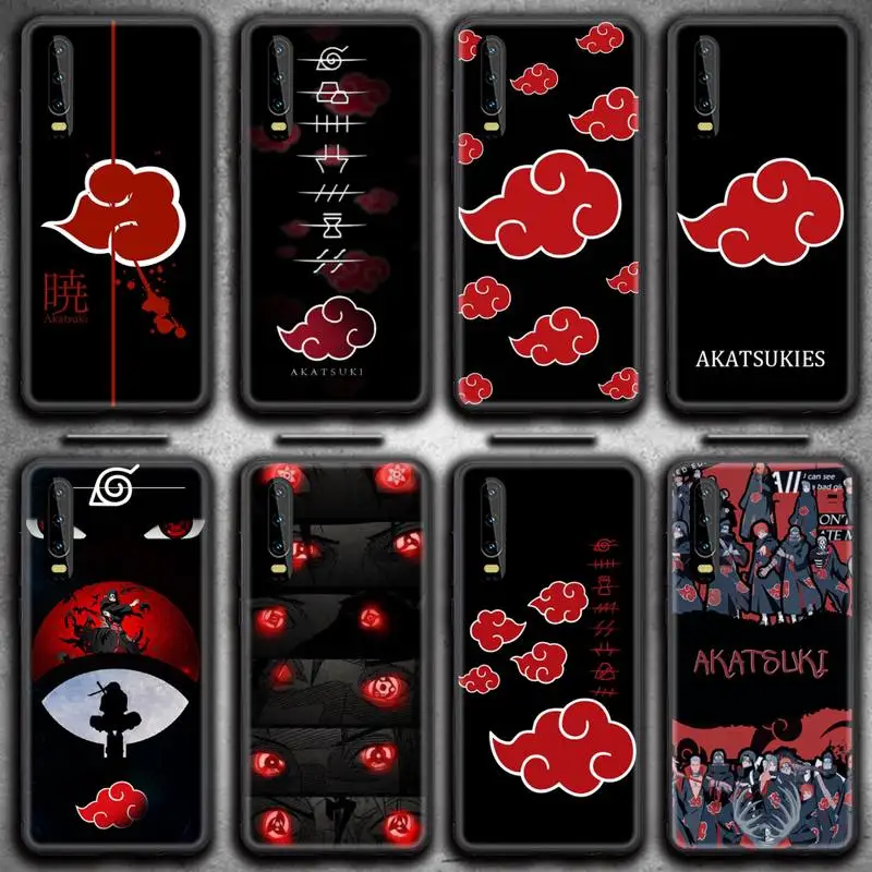 

BANDAI Naruto Akatsuki Kakashi Uchiha Itachi Gaara Phone Case for Huawei P20 P30 P40 lite E Pro Mate 40 30 20 Pro P Smart 2020