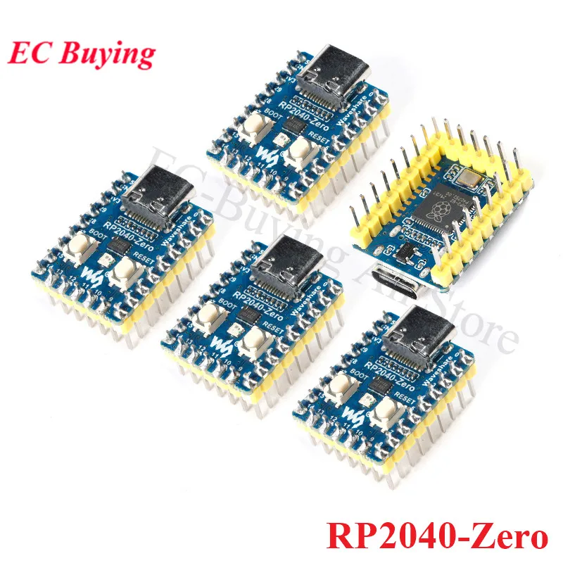 

5pcs RP2040-Zero RP2040 for Raspberry Pi Microcontroller PICO Development Board Module Dual-core Cortex M0+ Processor 2MB Flash