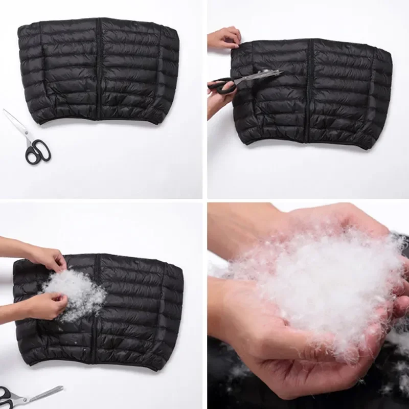 Men Duck Down Vest 2021 Coat Ultralight Sleeveless Puffer Vest Jacket ultra thin warm lightweight down jacket Waistcoat