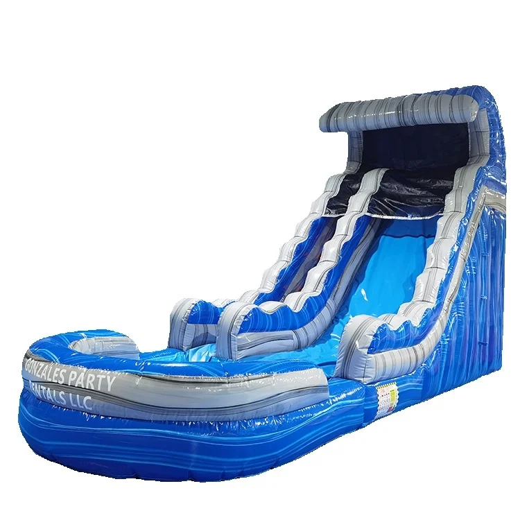 Прыгающий замок из ПВХ Надувная Детская водная горка для бассейна