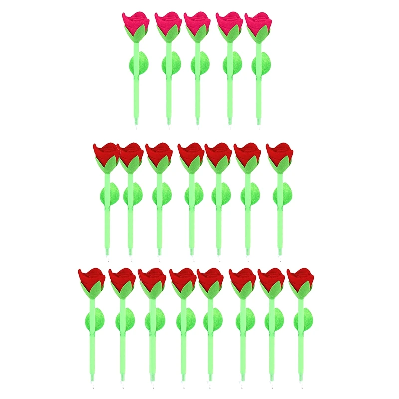 

24 шт., набивные шариковые ручки с розами