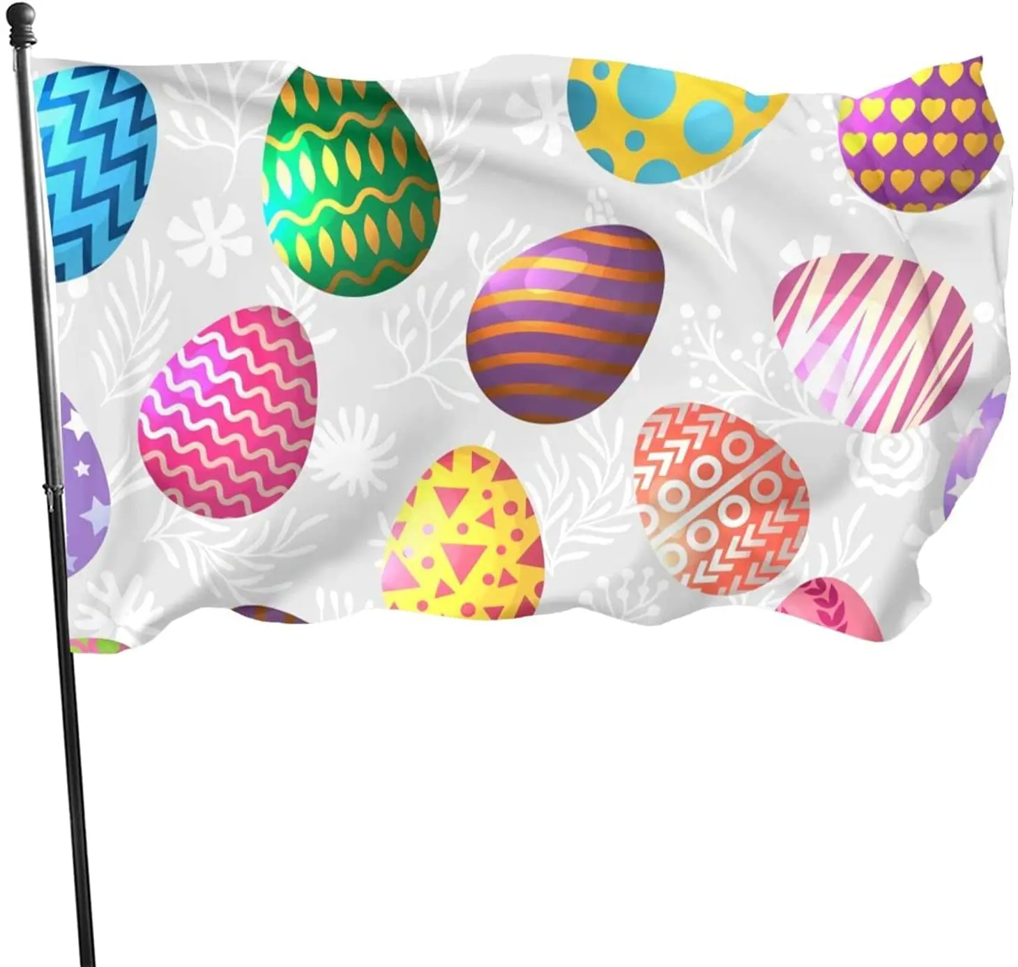 

colored easter eggs Garden flag Outdoor Polyester Garden Flag Fade Resistant It Is Also Suitable For Room Decoration Flags