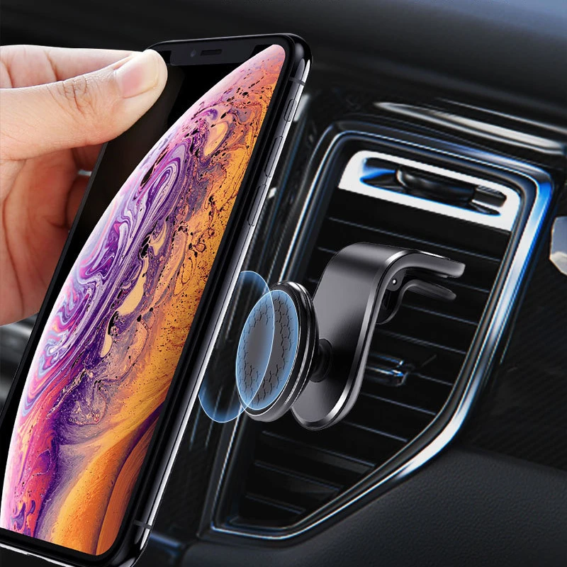 

Box Packaging Magnetic Car Phone Holder Air Vent Clip Mount Rotation Cellphone Support Xiaomi Red Mi Huawei Samsung Phone Stand