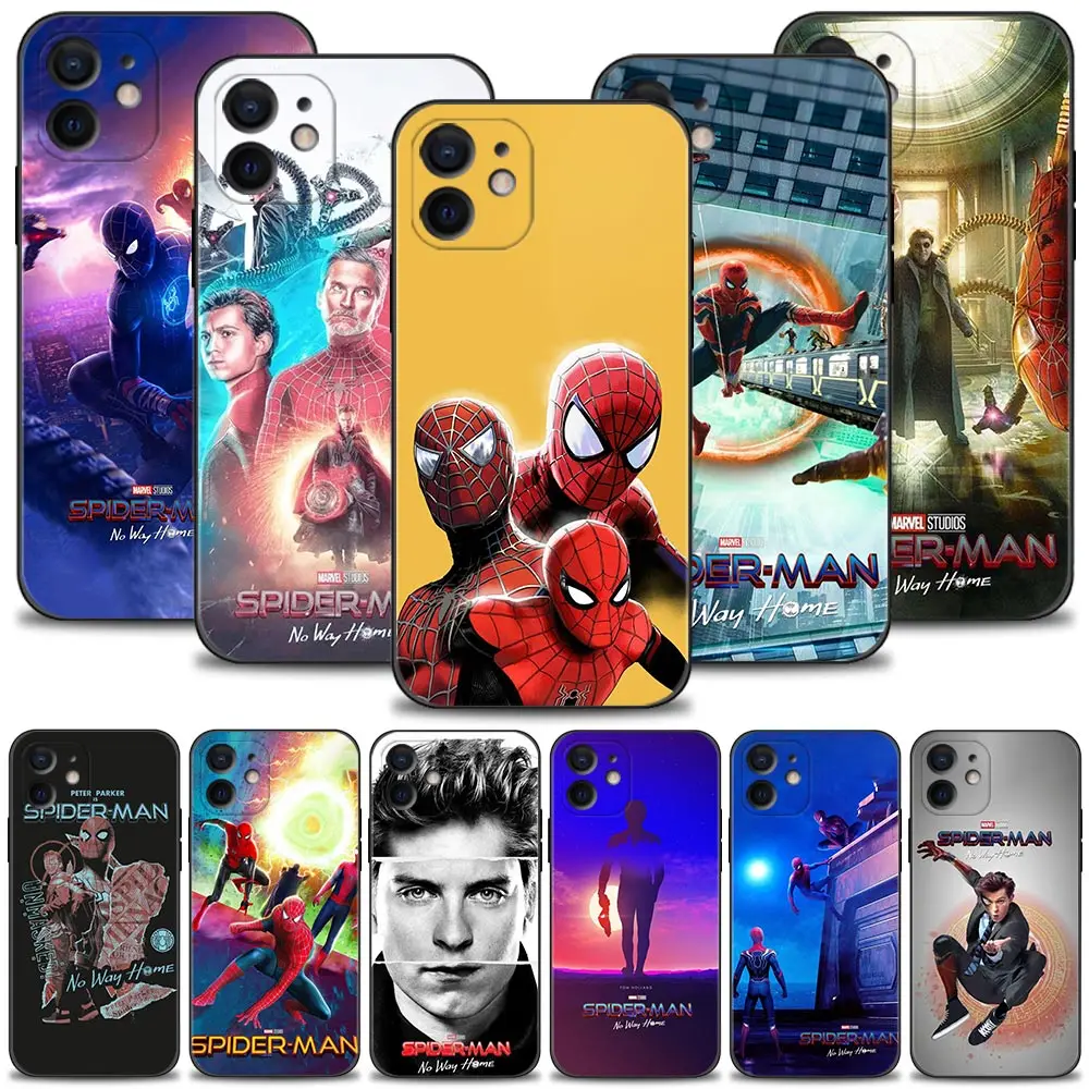 

Case For iPhone 13 12 11 Pro Max Mini X XR XS Max 6 6S 7 8 Plus 5 5S SE(2020) Marvel Spider-Man No Way Home Movice Tom Holland