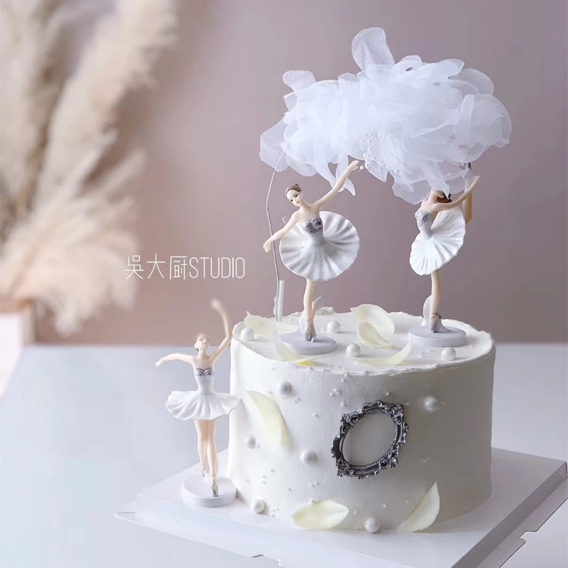 

Балетки для девушек, искусственный крючок, цветок для выпечки, десерт, торт, Топпер, свадебные украшения для невесты, товары для вечеринок, Т...