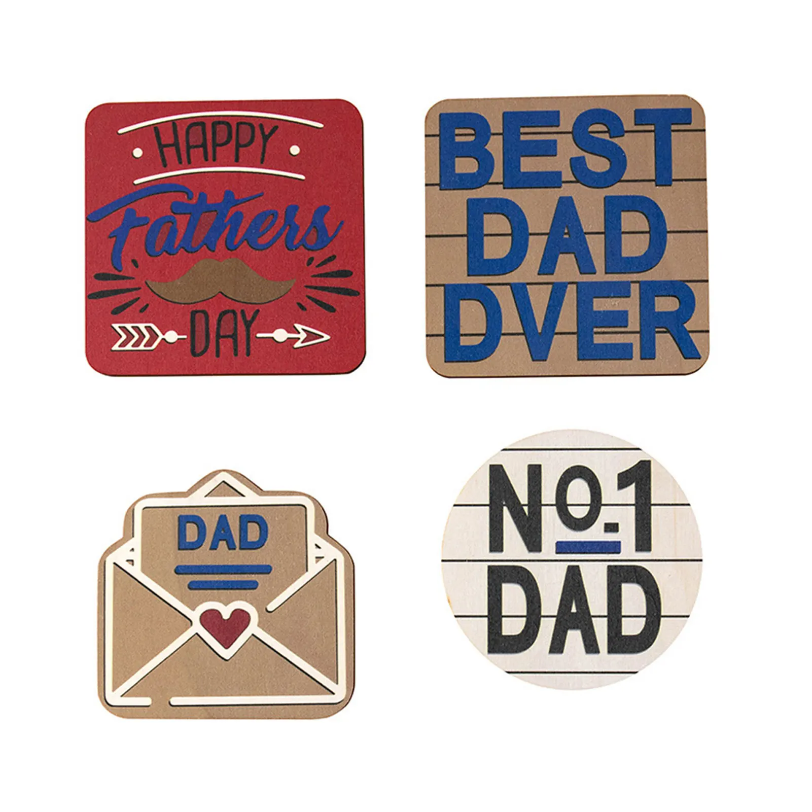 

Father's Day Tiered Tray Wooden Sign Farmhouse Rustic Wood Signs Decor Perfect Gift for Father's Day