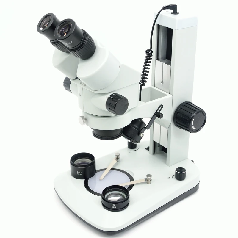 FYSCOPE 3 5X-90X широкий бинокулярный стереомикроскоп с зумом и верхней нижней