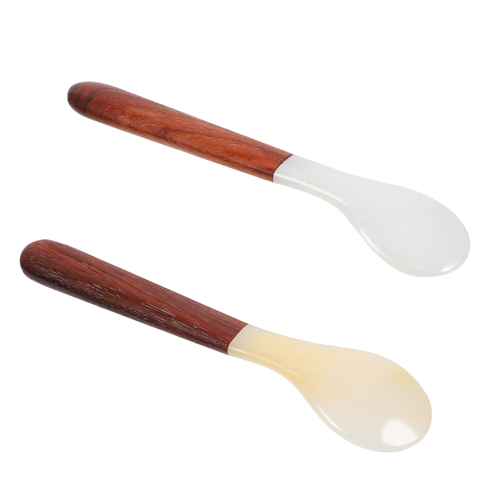 

2 Pcs Pearl Herls Christmas Teaspoons Ice Cream Spoons Caviar Stirring Scoop Sugar Spoons Tasting Spoons Dinner Spoon