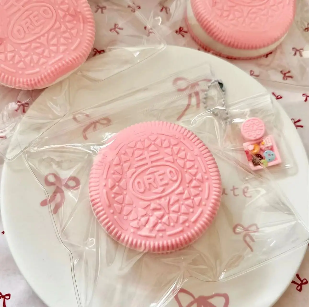 Силиконовая игрушка ручной работы для снятия стресса Big Oreos мягкая Mochi Taba новая