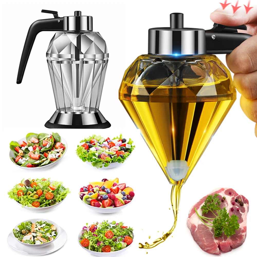 

Oil Bottle Sauce Vinegar Oil Dispenser Bottle Seasoning Cruet Oil Container Storage Glass Bottle For Cooking Kitchen Accessories