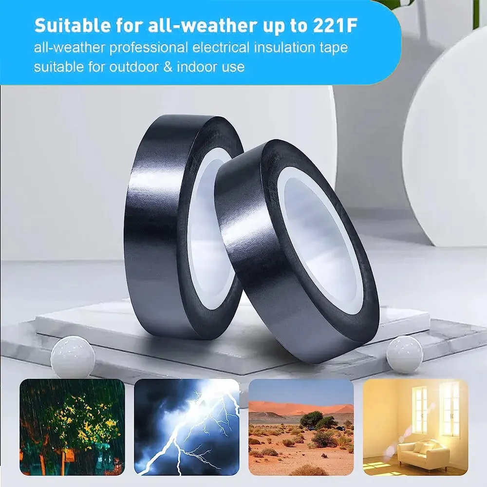 50 М Черная Изоляционная Лента С Каптоном Устойчивая К Высокому Напряжению