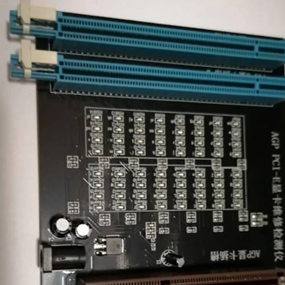 Тестер видеокарты AGP PCI-E X16 тестер двойного назначения для диагностики