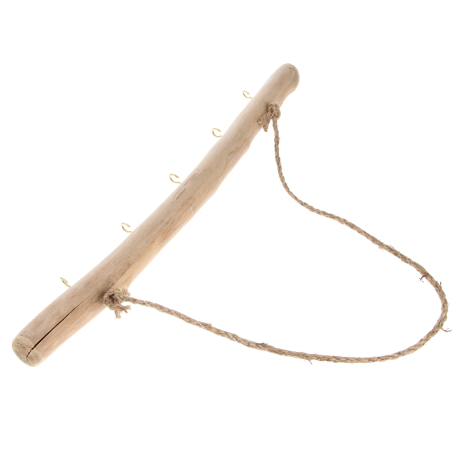 

1Pc Wooden Wall Hanger Multi-purpose Wall Storage Hooks Organizer with Hooks