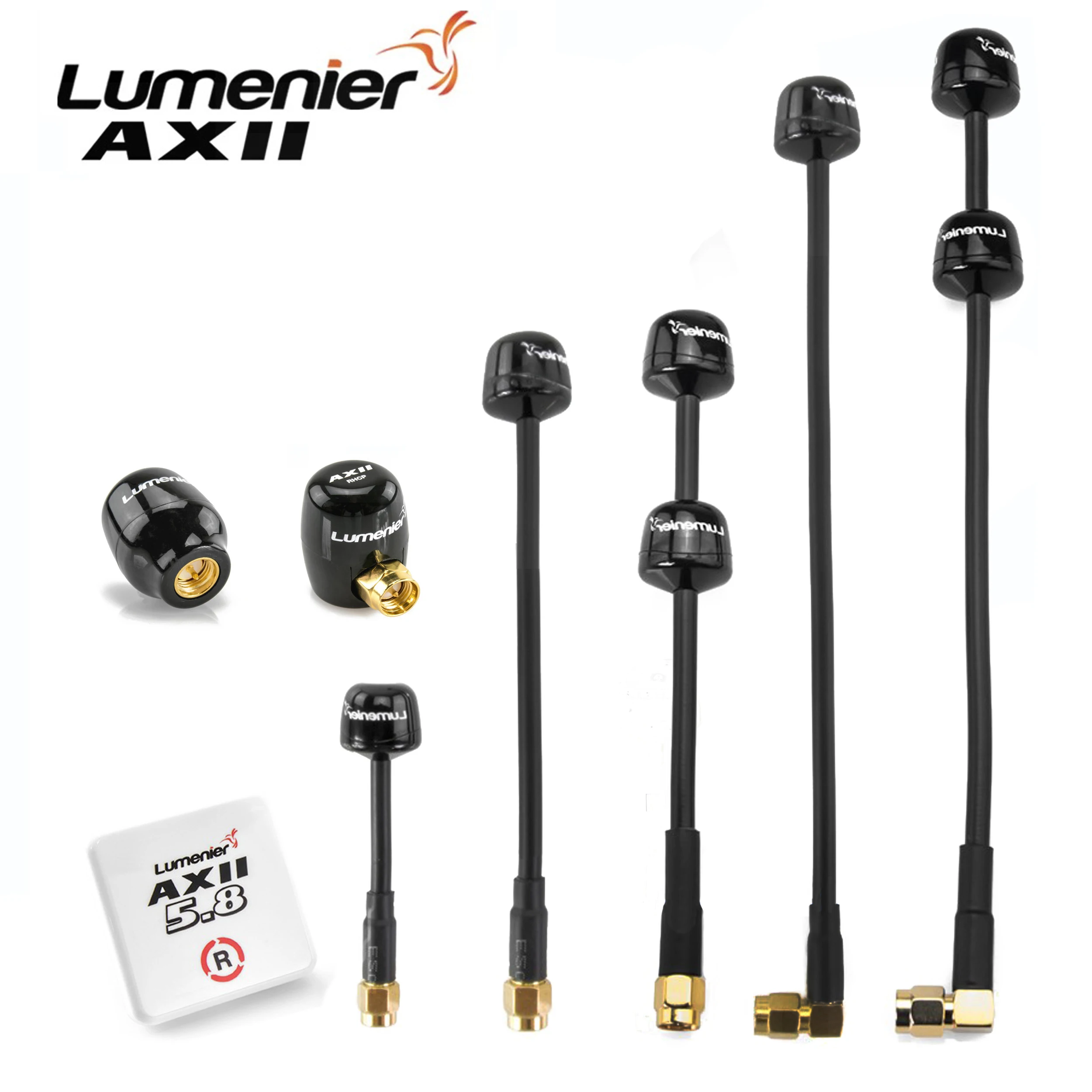 Антенна Lumenier AXII 2 с коэффициентом усиления 5,8 ГГц, дБи, FPV Антенна Lumenier AXII 2 с коэффициентом усиления 5,8 ГГц, дБи, FPV