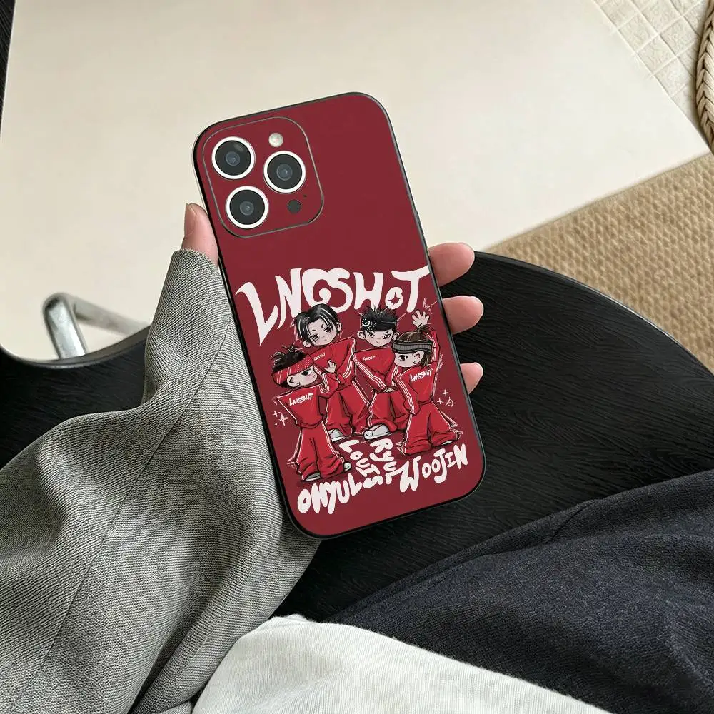 Фото Чехол для телефона LNGSHOT Hip-hop для iPhone 17, 16, 15, 14, 13, 12, 11 Plus, Pro Max и других моделей, мягкий черный чехол №2