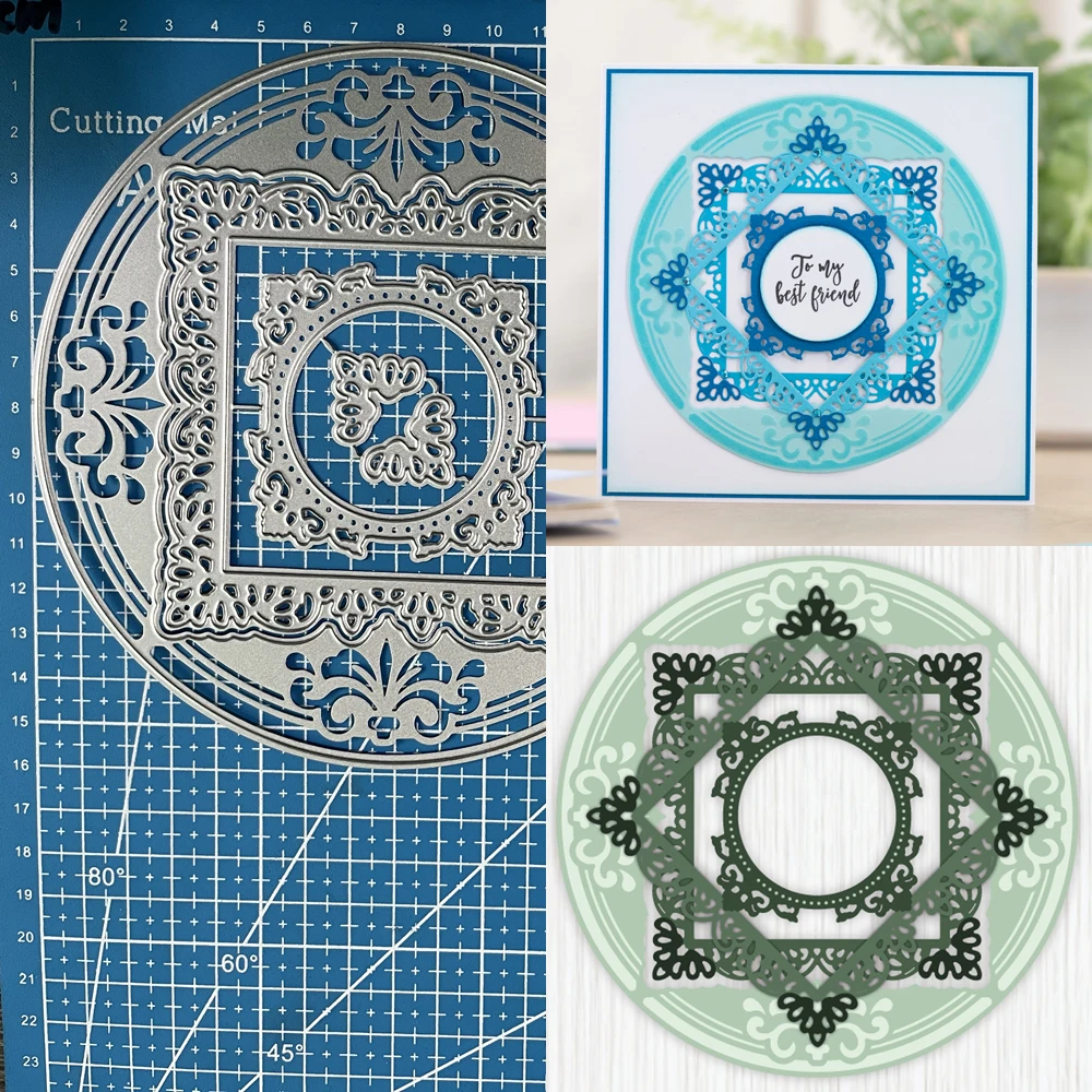 elska bogini wykrojniki do metalu dziedzictwo zwoje Diy Scrapbooking Album fotograficzny dekoracyjne tłoczenie kartki papierowe rzemiosło