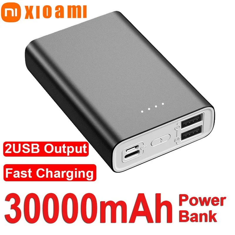

Внешний аккумулятор высокой емкости на 30000 мА · ч с 2USB-портами