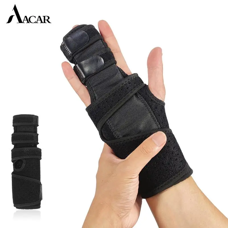 

Алюминиевый стабилизатор для пальцев для сломанных пальцев, дышащий молоток для артрита, тендинита, пальчиковая шина для 2/3 дюймов