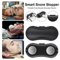 snore stopper smart anti snoring device ems pulse noise reduction muscle stimulator comfortable sleep breath aid health care