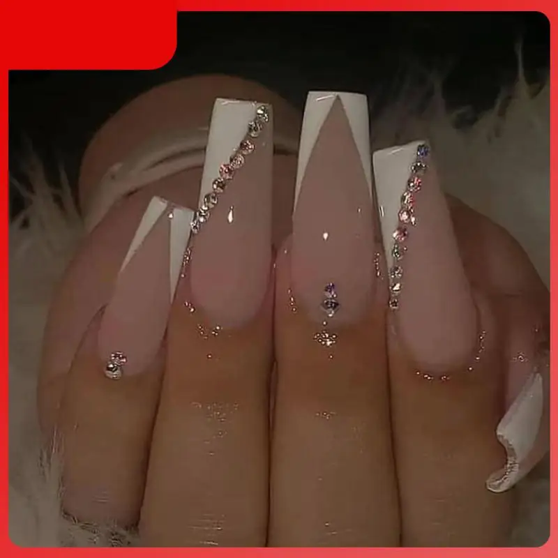 

/Коробка, накладные ногти с полным покрытием, с дизайном, «сделай сам»