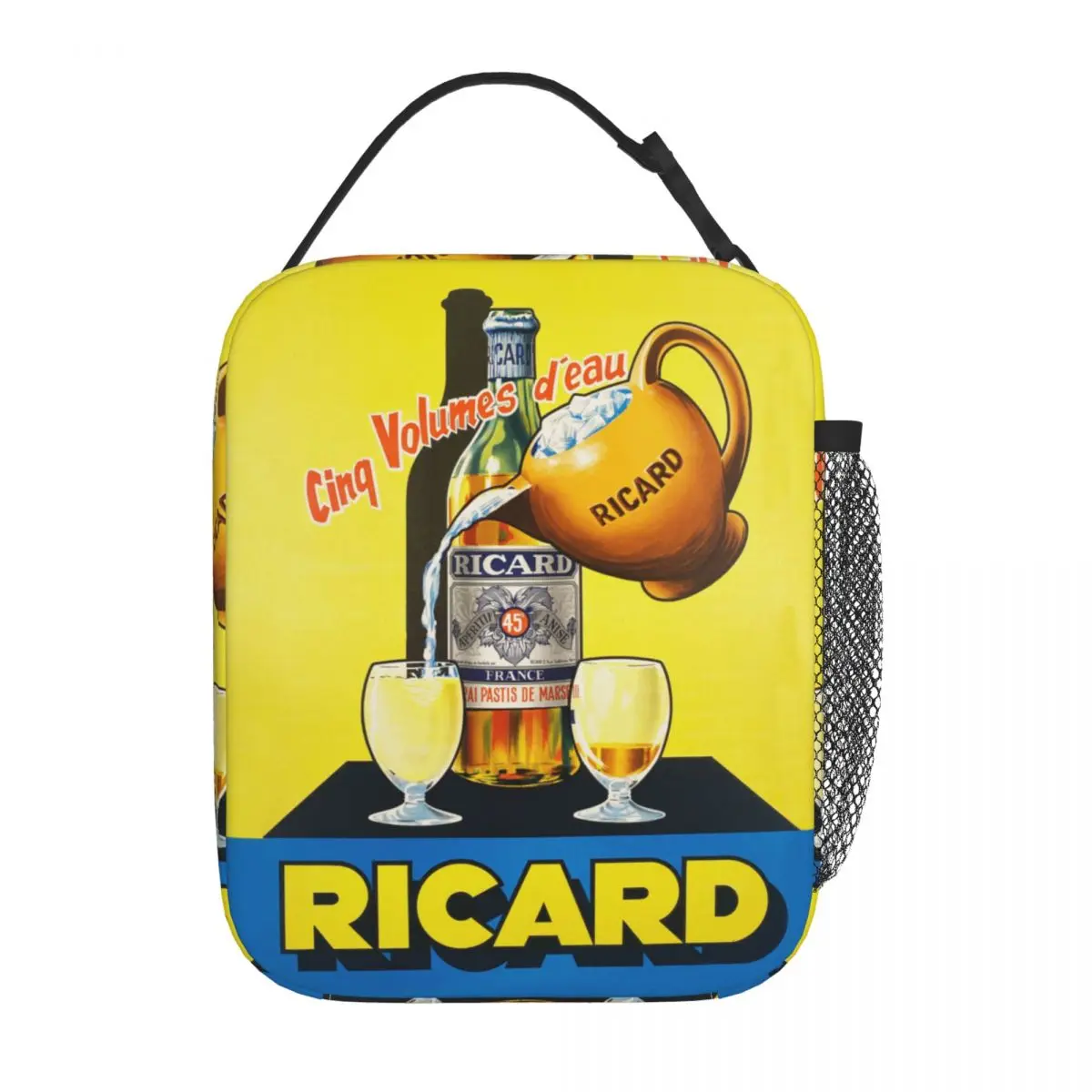 

Marseille France Ricard Merch Lunch Bag Thermal Insulated Anisette Aperitif Anise Lunch Boxes Container Cooler Thermal Food Box