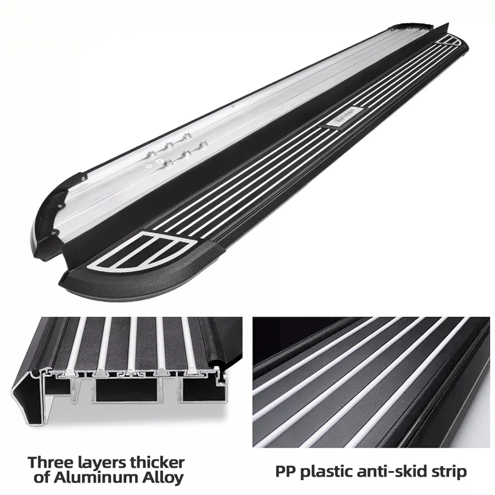 2 шт. алюминиевая фиксированная Подножка для Hyundai Santa Fe 2019-2022